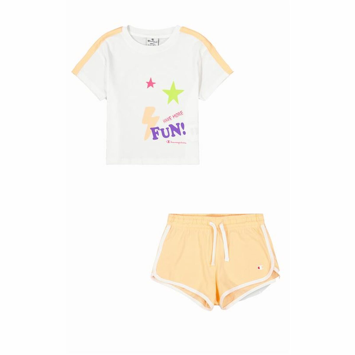 Children's Sports Outfit Champion White 2 Pieces - Little Baby Shop