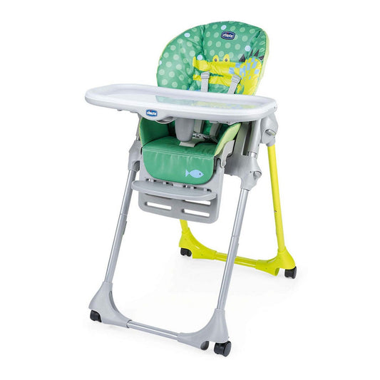 Highchair Chicco Crocodile + 6 Months Versatile and adaptable - Little Baby Shop