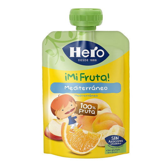 Baby food Hero ¡Mi Fruta! Orange Banana Apple Peach - Little Baby Shop