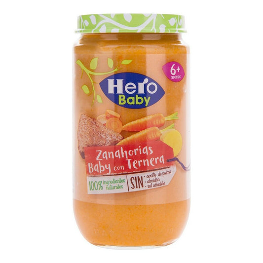 Baby food Hero Grated Carrot Veal (235 gr) - Little Baby Shop