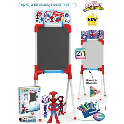 2 in 1 Board Spidey Magnetic Accessories x 12 37 x 32 x 98 cm - Little Baby Shop