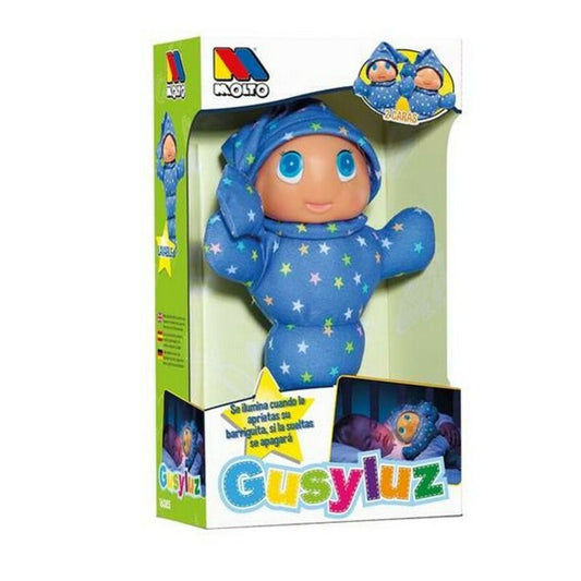 Fluffy toy Gusy Luz Moltó 385 Blue Pink Green Multicolour PVC (33 cm) - Little Baby Shop