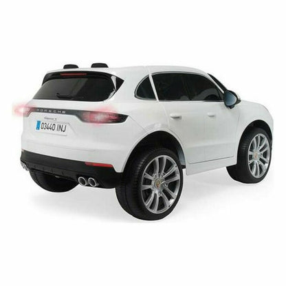 Children's Electric Car Injusa Porsche Cayenne 12V White (134 x 81,5 x 58 cm) - Little Baby Shop