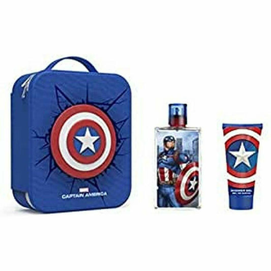 Child's Perfume Set Cartoon Capitan America Neceser Lote Captain America 3 Pieces 2 Pieces - Little Baby Shop