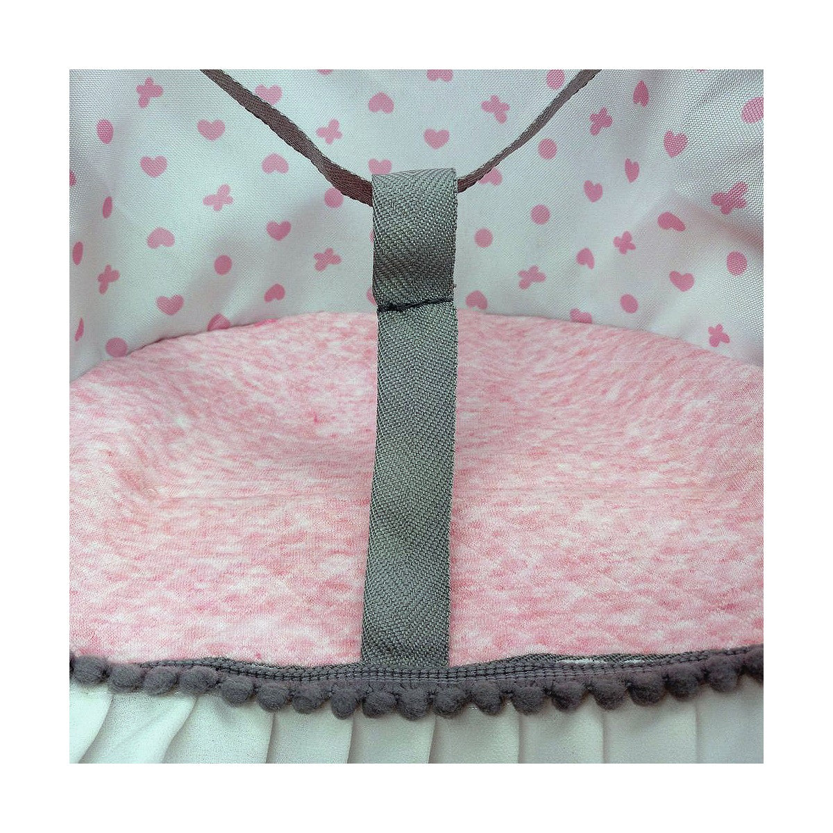 Chair for Dolls Reig Pink Umbrella White Spots - Little Baby Shop