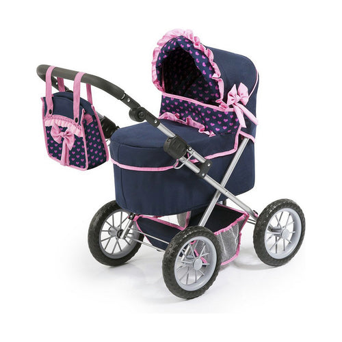 Doll Stroller Reig 45 cm Navy Blue - Little Baby Shop