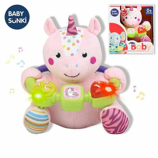 Musical Plush Toy Reig 18115 Elephant Unicorn 20cm (20 cm) - Little Baby Shop