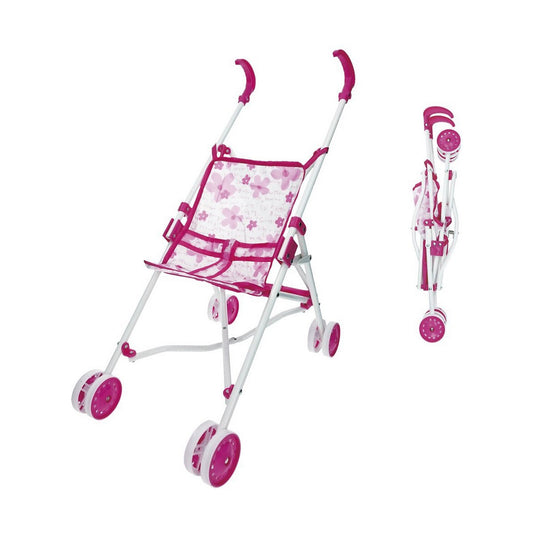 Doll Stroller Reig Foldable Pink 25,5 x 41,5 x 55,5 cm - Little Baby Shop