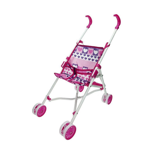 Doll Stroller Reig Blue Pink Foldable 25,5 x 41,5 x 55,5 cm - Little Baby Shop