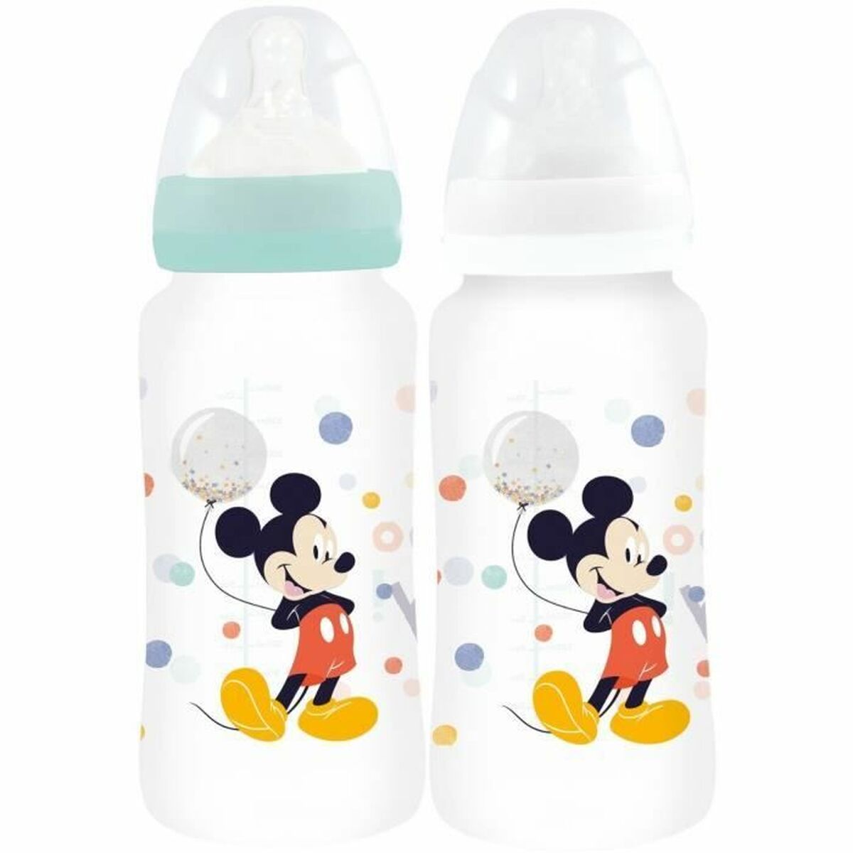 Set of baby's bottles ThermoBaby Mickey 360 ml - Little Baby Shop