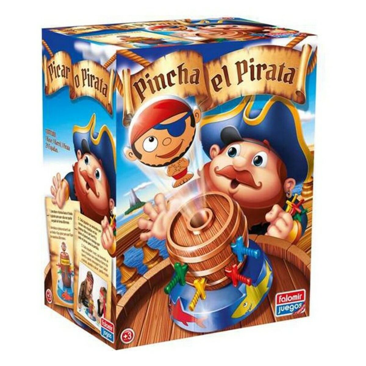 Board game Pincha el Pirata Falomir 32-3570 (ES-PT) - Little Baby Shop