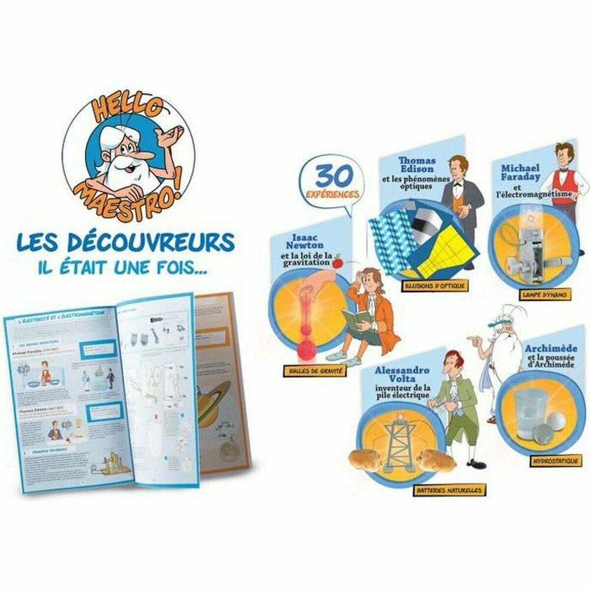 Board game Educa kit experiences once upon a time ... the discovere (FR) - Little Baby Shop