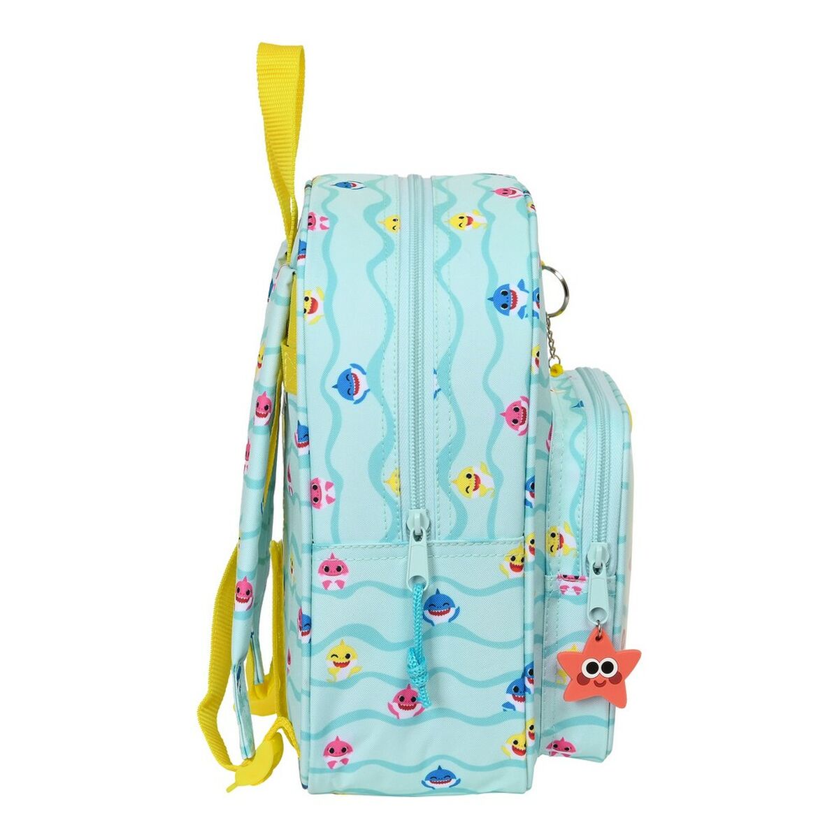 School Bag Baby Shark Beach day Yellow Light Blue (22 x 27 x 10 cm) - Little Baby Shop