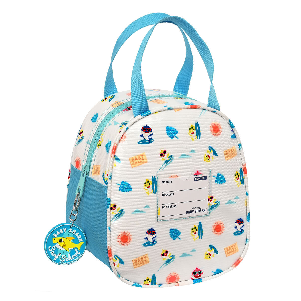 Thermal Lunchbox Baby Shark Surfing Blue White 19 x 22 x 14 cm - Little Baby Shop