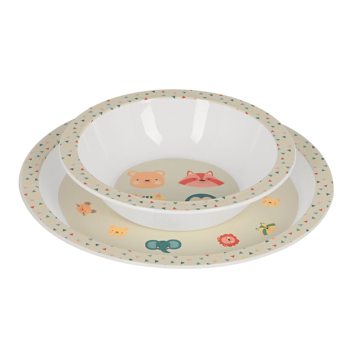 Children’s Dinner Set Safta Cabecitas (4 Pieces) - Little Baby Shop