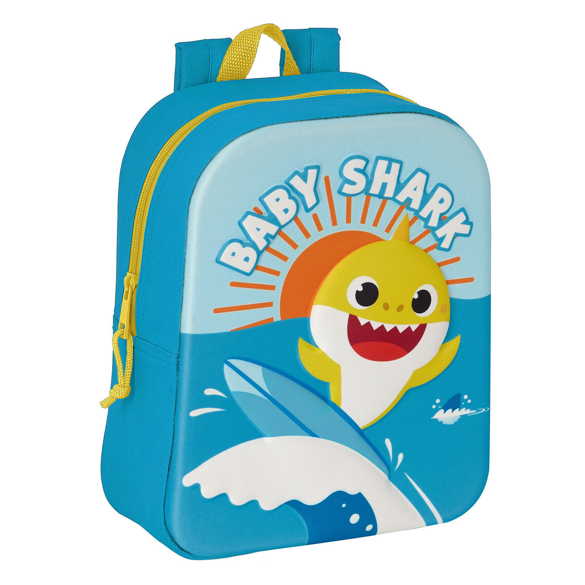 School Bag Baby Shark 3D Blue 22 x 27 x 10 cm - Little Baby Shop