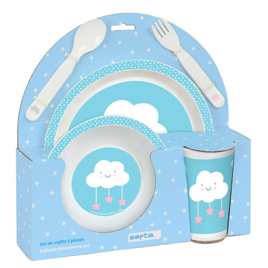 Children’s Dinner Set Safta Clouds (5 Pieces) - Little Baby Shop