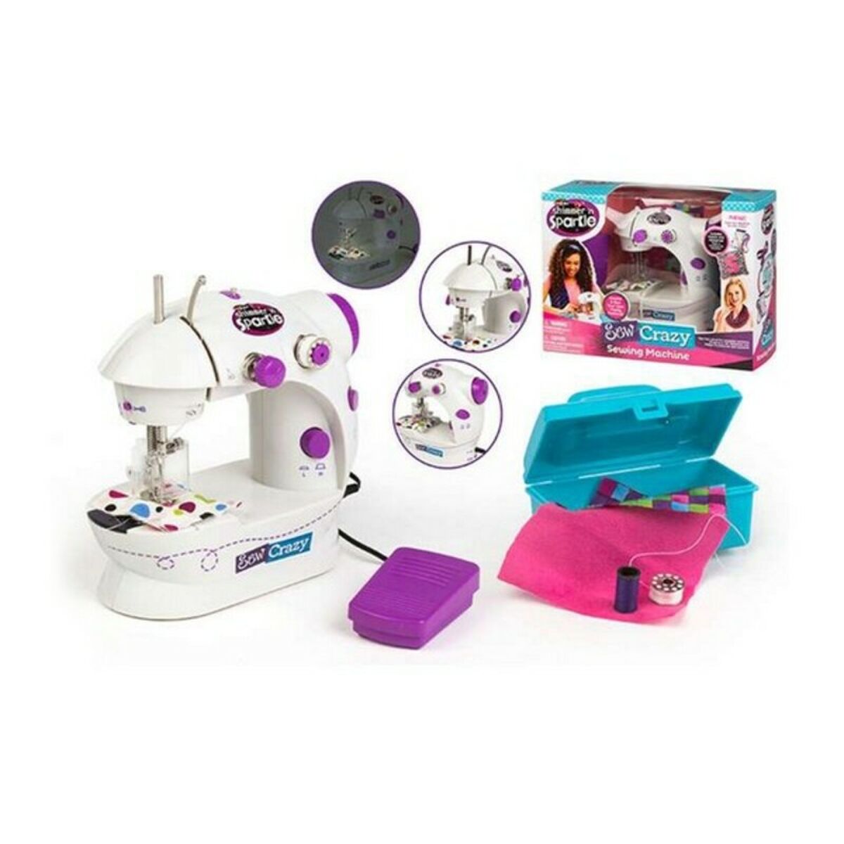 Toy sewing machine Shimmer N Sparkle Colorbaby 44080 - Little Baby Shop