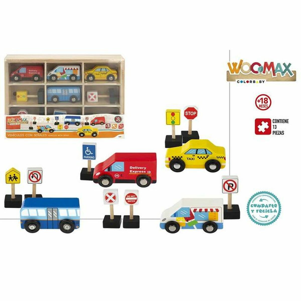 Construction Work Vehicles (Set) Woomax - Little Baby Shop