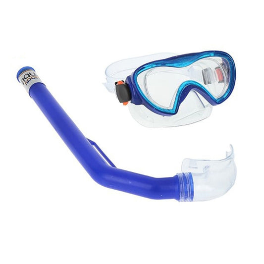 Snorkel Goggles and Tube for Children Junior Colorbaby Blue Black - Little Baby Shop