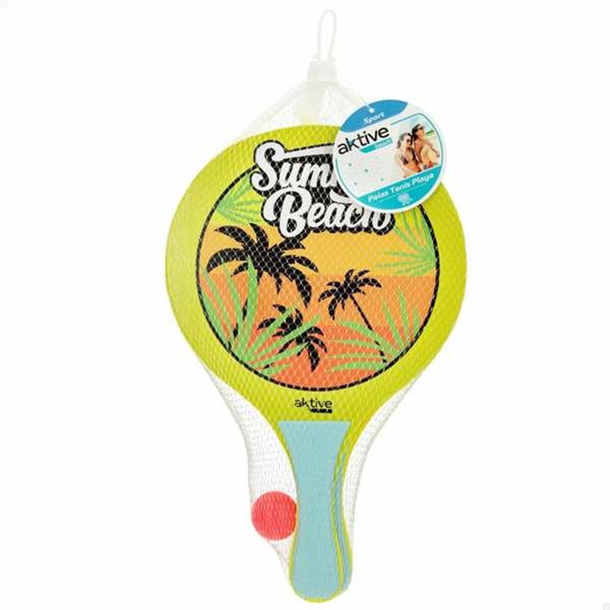 Beach Spades with Ball Aktive Sun Beach Wood - Little Baby Shop