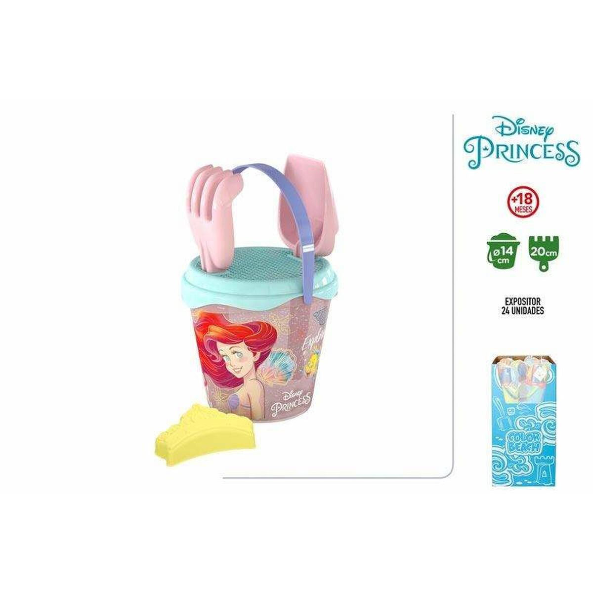 Beach toys set The Little Mermaid Ø 14 cm - Little Baby Shop