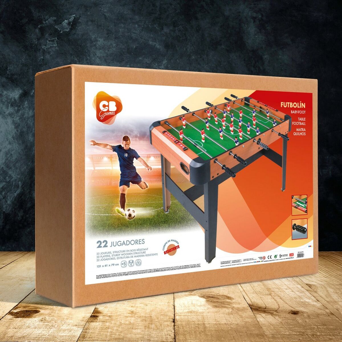 Table football Colorbaby 121 x 79 x 61 cm - Little Baby Shop