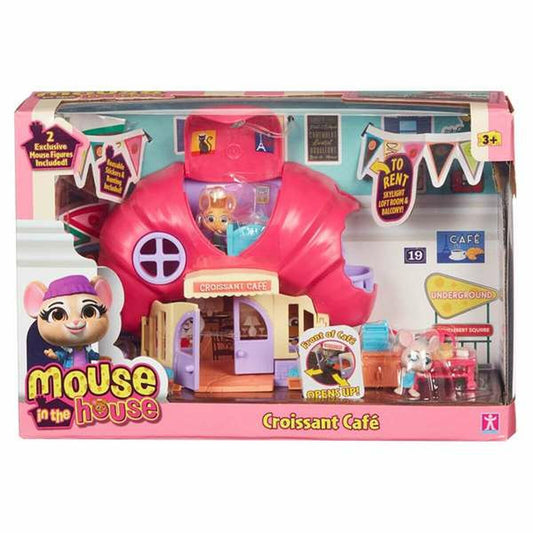 Playset Bandai Mouse In the House Croissant Cafe 24,16 x 8 cm - Little Baby Shop