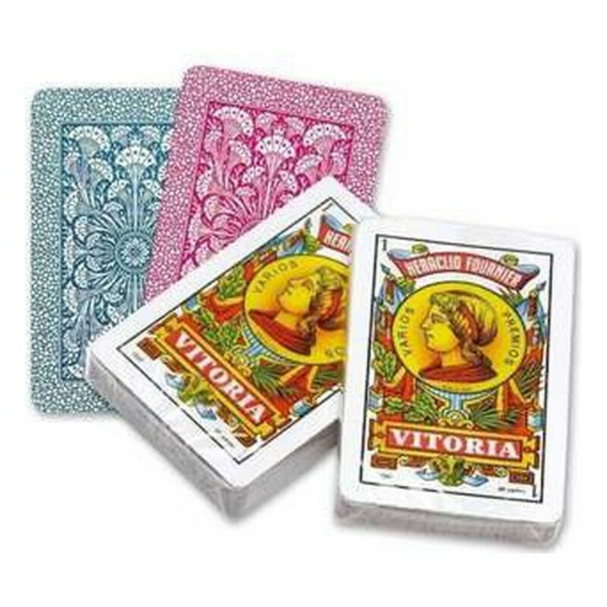 Pack of Spanish Playing Cards (50 Cards) Fournier 10023362 Nº 12 Cardboard - Little Baby Shop