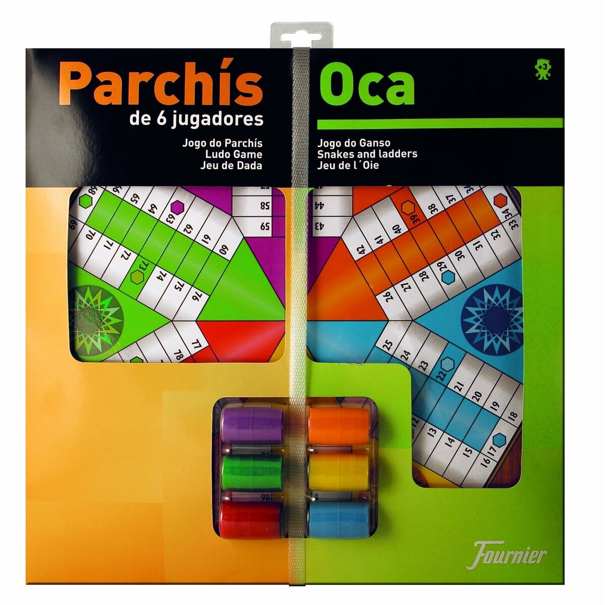 Parchís and Oca Board Fournier 40 x 40 cm - Little Baby Shop