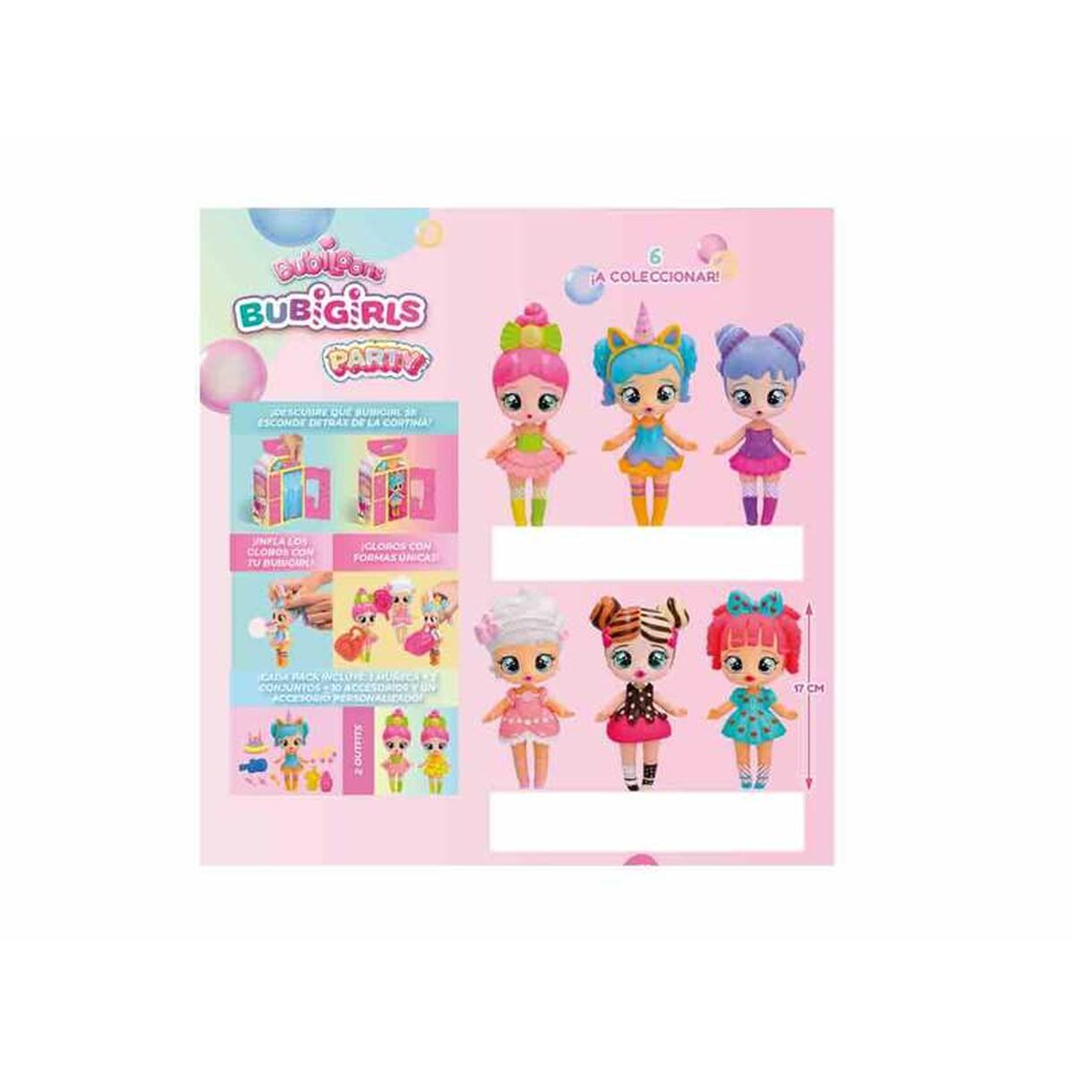 Action Figure IMC Toys Bubiloons Bubigirl  17 cm - Little Baby Shop