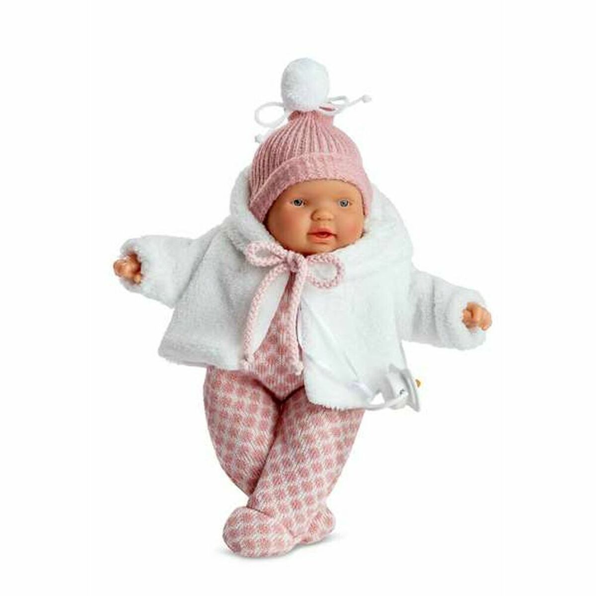 Baby Doll Berjuan Pink 28 cm - Little Baby Shop