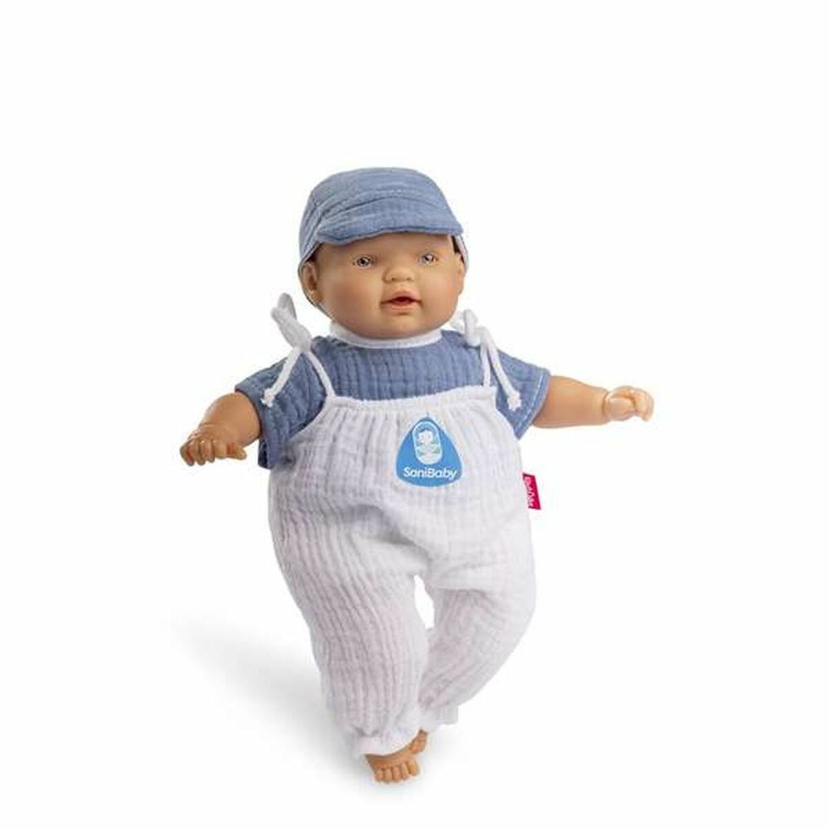 Baby doll Berjuan Sanibaby Blue (28 cm) - Little Baby Shop