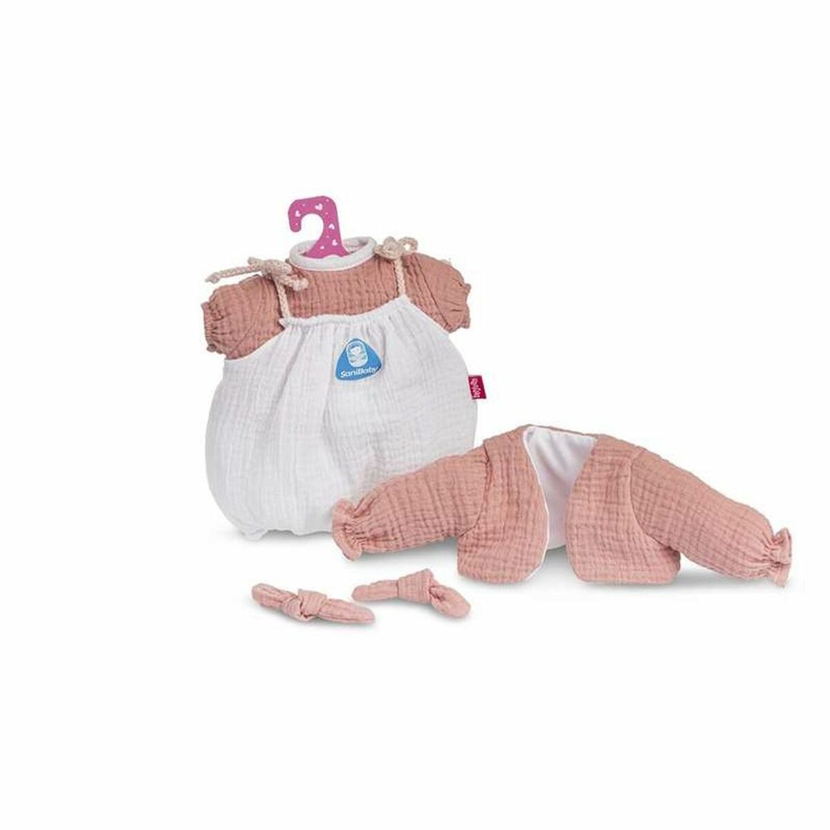 Doll's clothes Berjuan Sanibaby Pink (40 cm) - Little Baby Shop