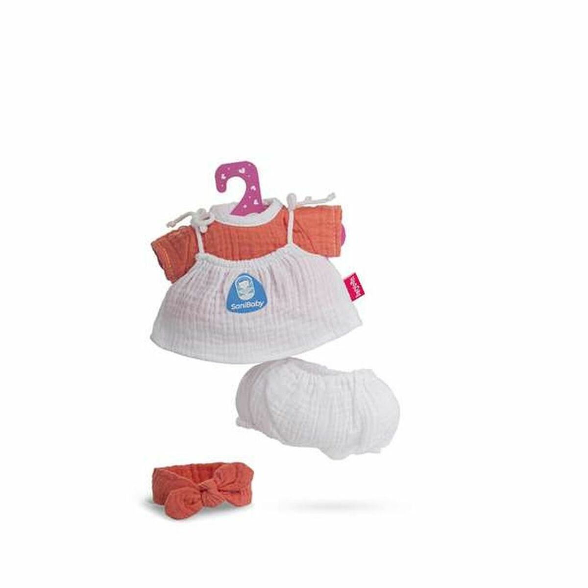 Doll's clothes Berjuan Sanibaby Coral (28 cm) - Little Baby Shop