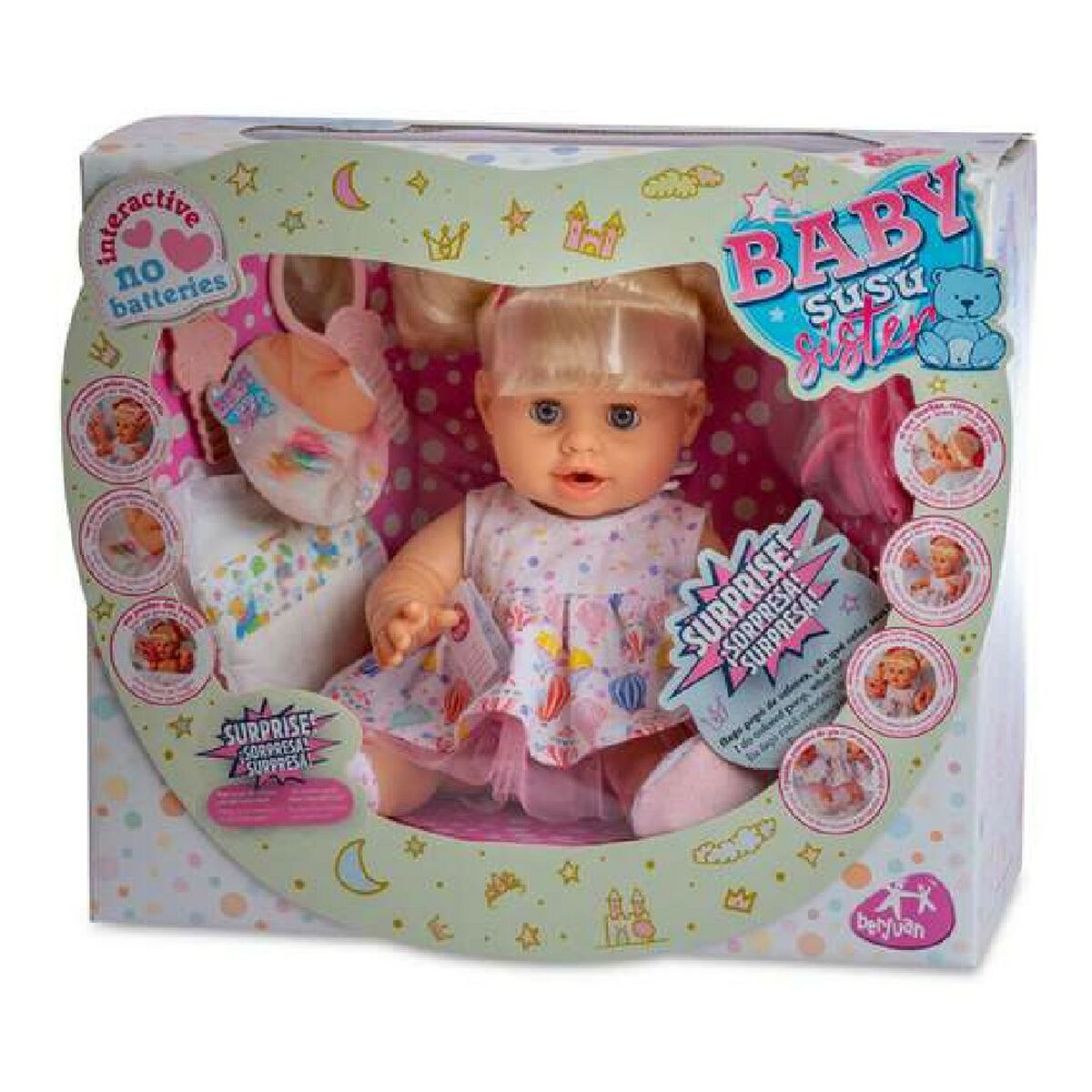 Baby doll Baby Susú Sister Berjuan (38 cm) - Little Baby Shop