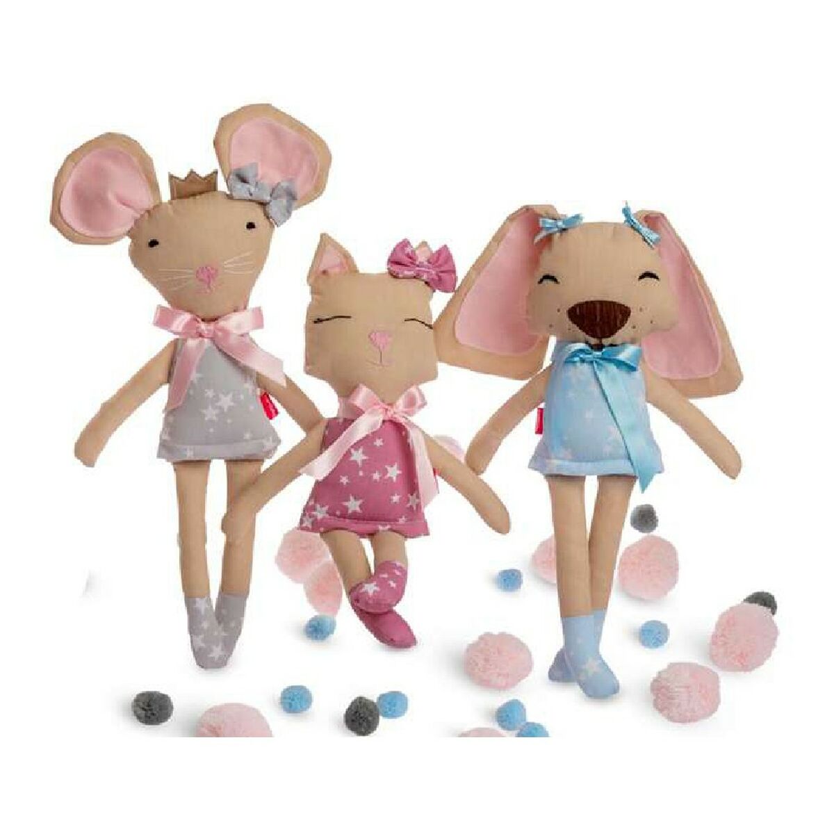Fluffy toy Berjuan 11202 Boastful little rat 36 cm (36 cm) - Little Baby Shop
