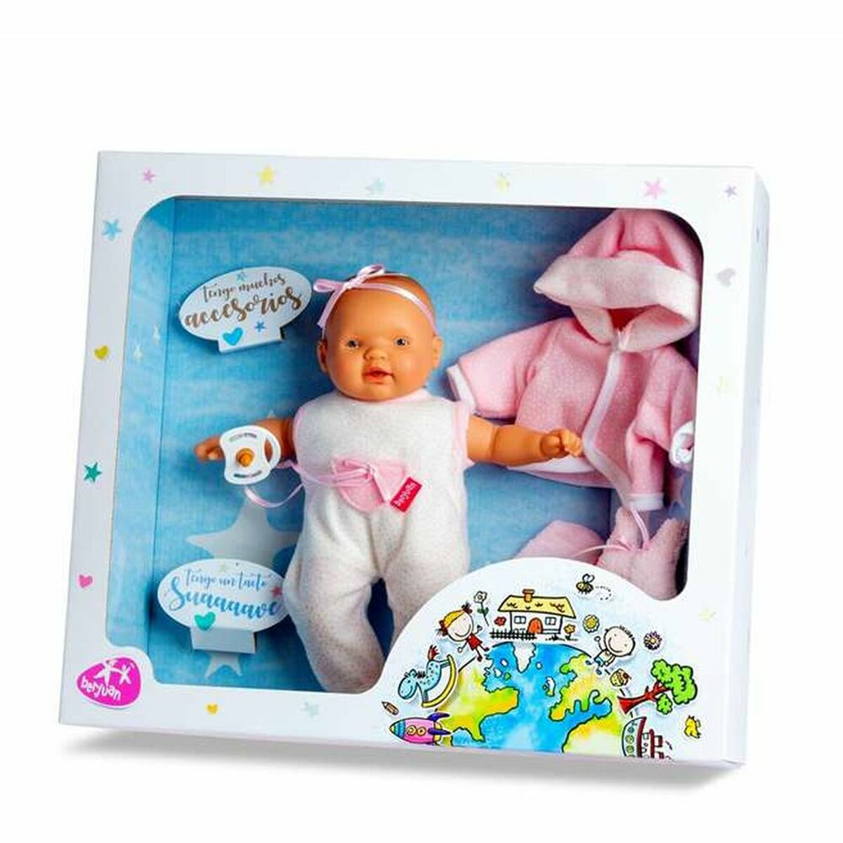 Baby Doll Berjuan Trousseau 12110-21 - Little Baby Shop