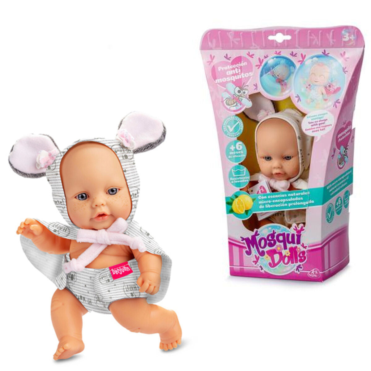 Doll Mosquidolls Berjuan 24 cm - Little Baby Shop