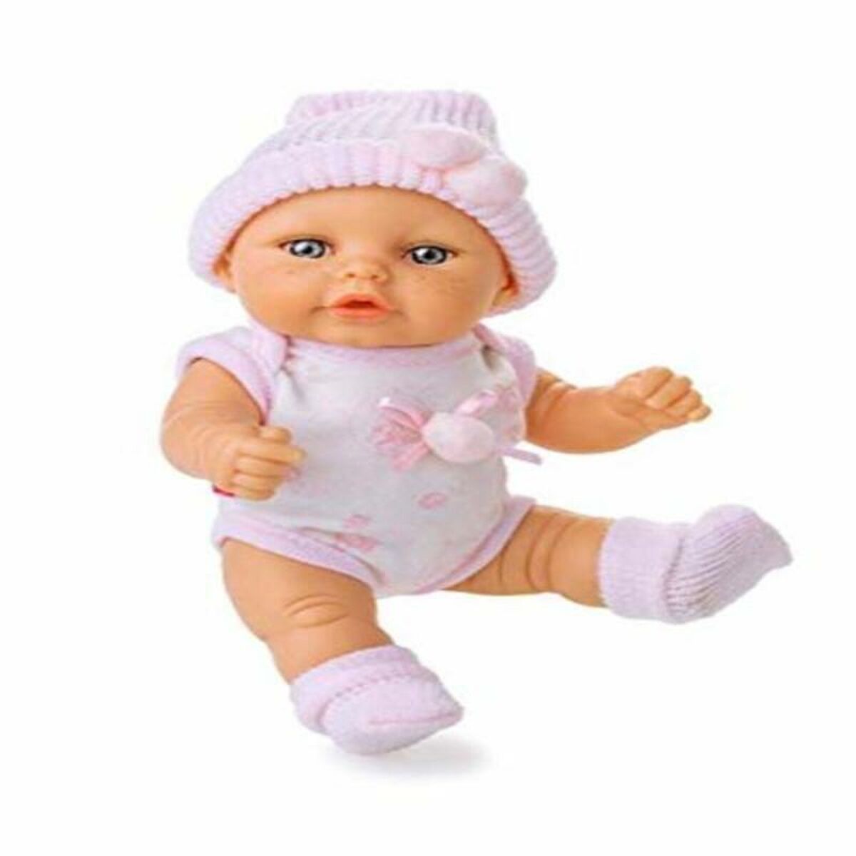 Dress for Dolls Berjuan Mini Baby Body Pink - Little Baby Shop