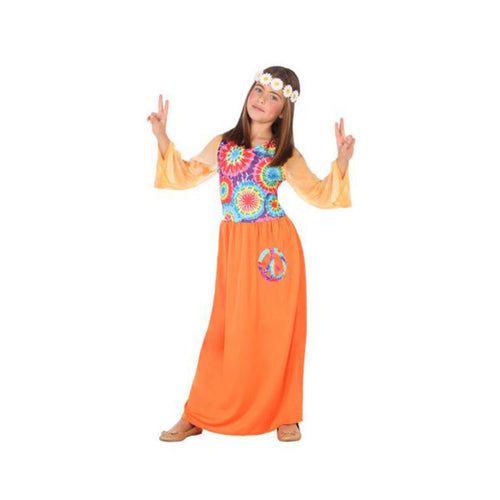 Costume for Children Hippie Orange (1 Pc) - Little Baby Shop