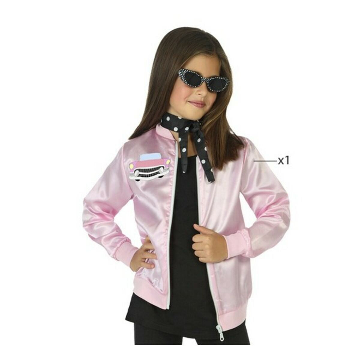 Costume for Children Grease Pink (1 Pc) - Little Baby Shop