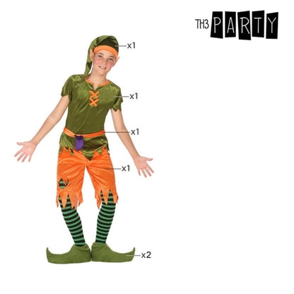 Costume for Children Goblin Green Orange (6 Pcs) - Little Baby Shop