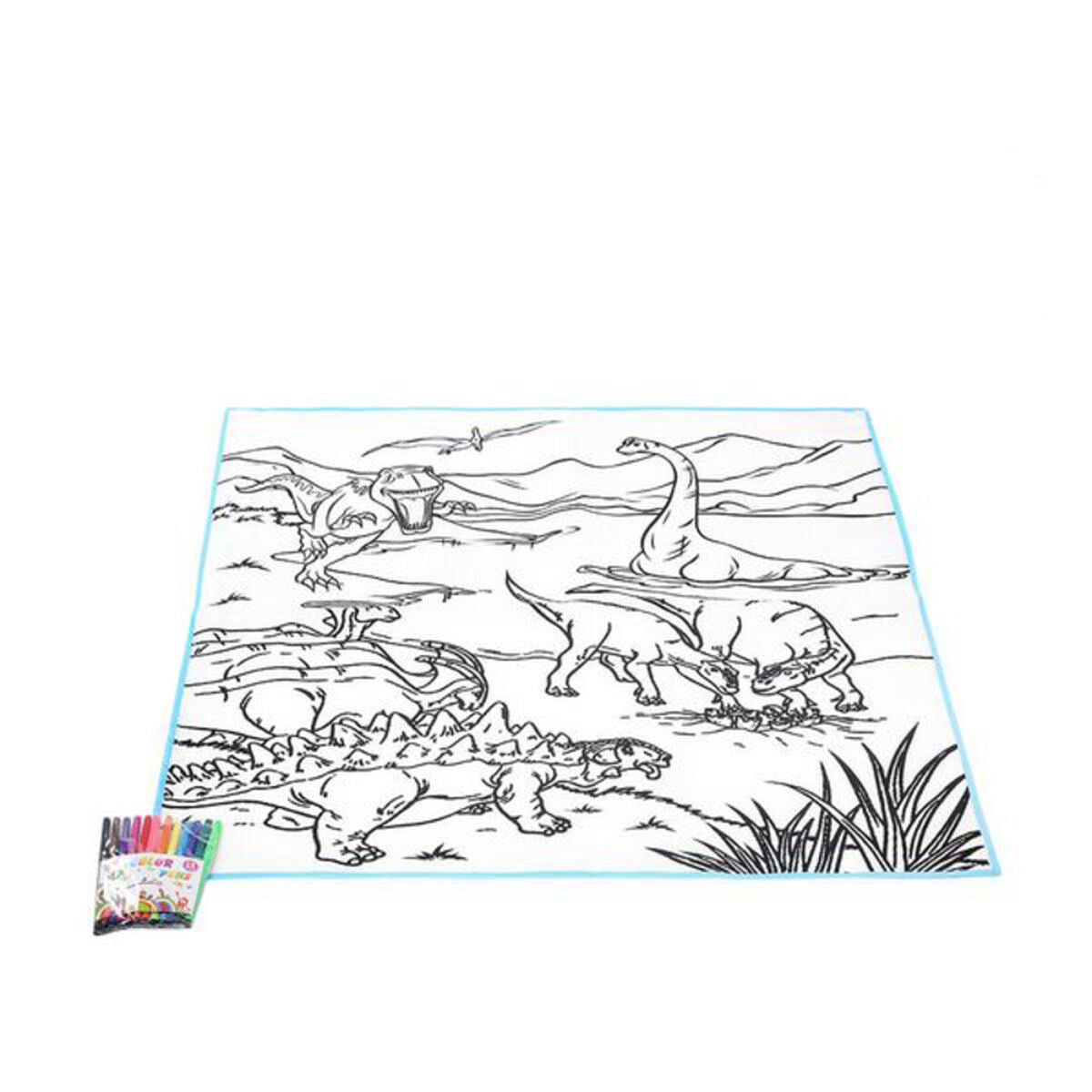 Carpet DIY Fantastic Color Dinosaurs 111354 - Little Baby Shop