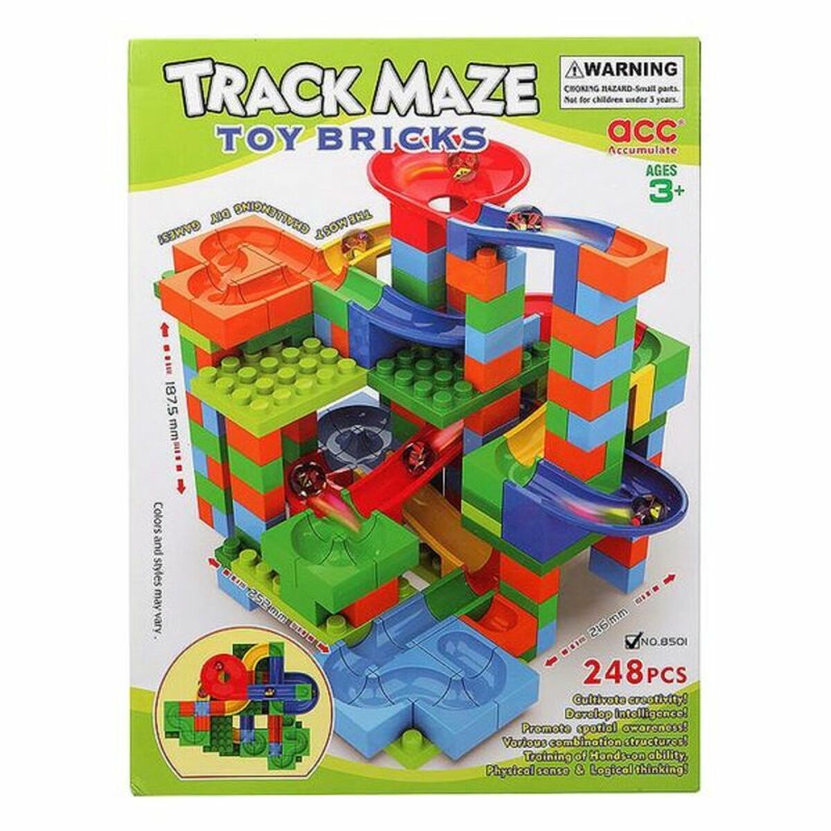 Building Blocks Game Track Maze 118056 (248 pcs) - Little Baby Shop