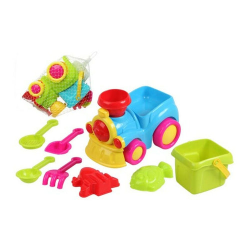 Beach toys set Train (8 pcs) 22 x 14 cm - Little Baby Shop