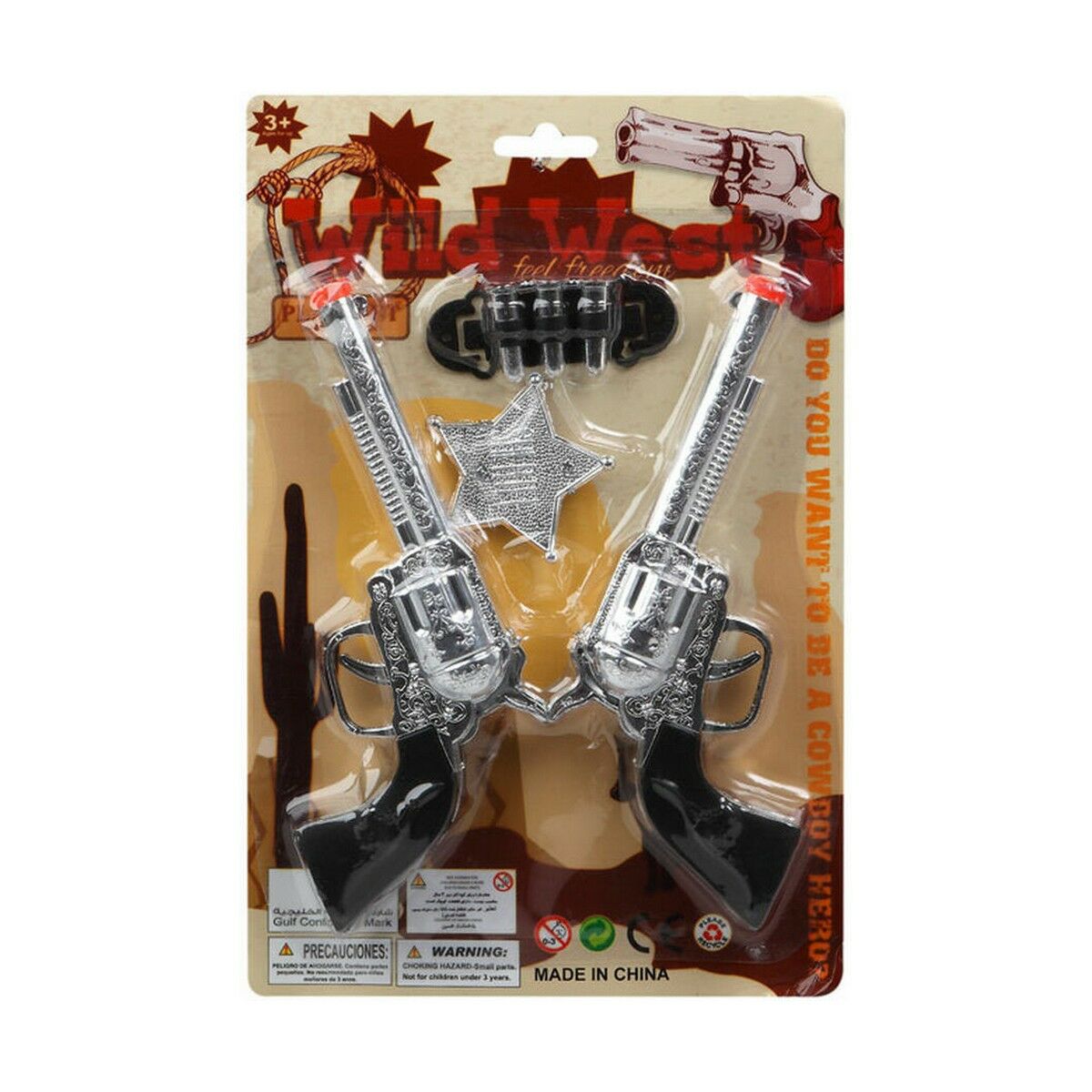 Set of Western Guns 28 x 18 cm - Little Baby Shop