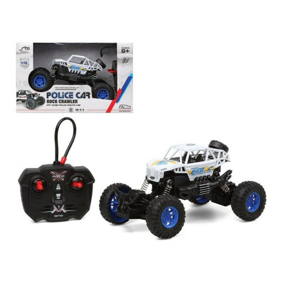 Remote-Controlled Vehicle Police Rock Crawler - Little Baby Shop