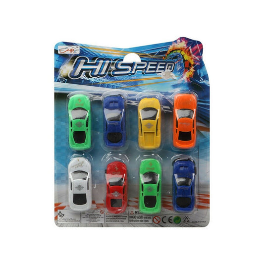 Car Multicolour 8 Pieces - Little Baby Shop