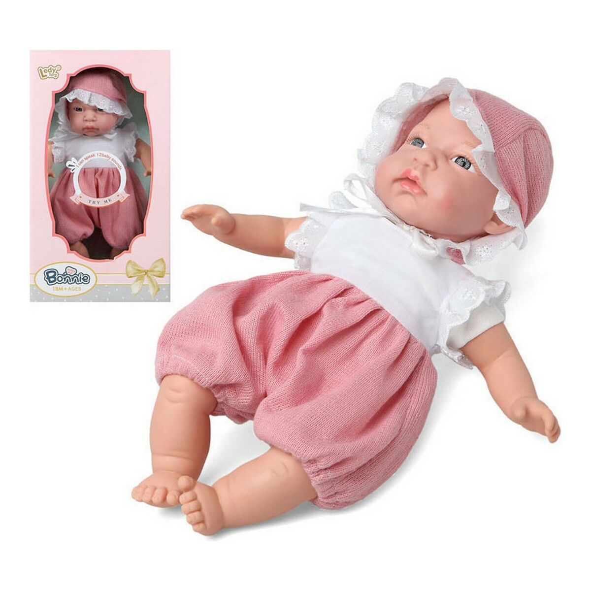 Baby Doll Pink (34 cm) - Little Baby Shop
